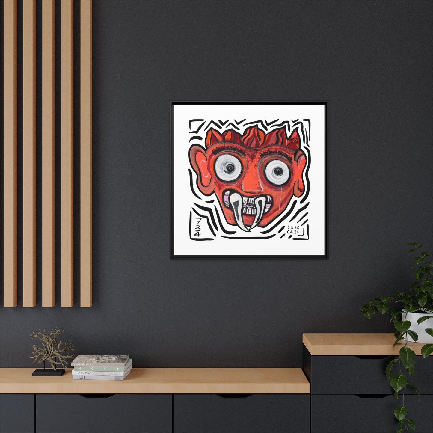 Framed Fire Guardian print