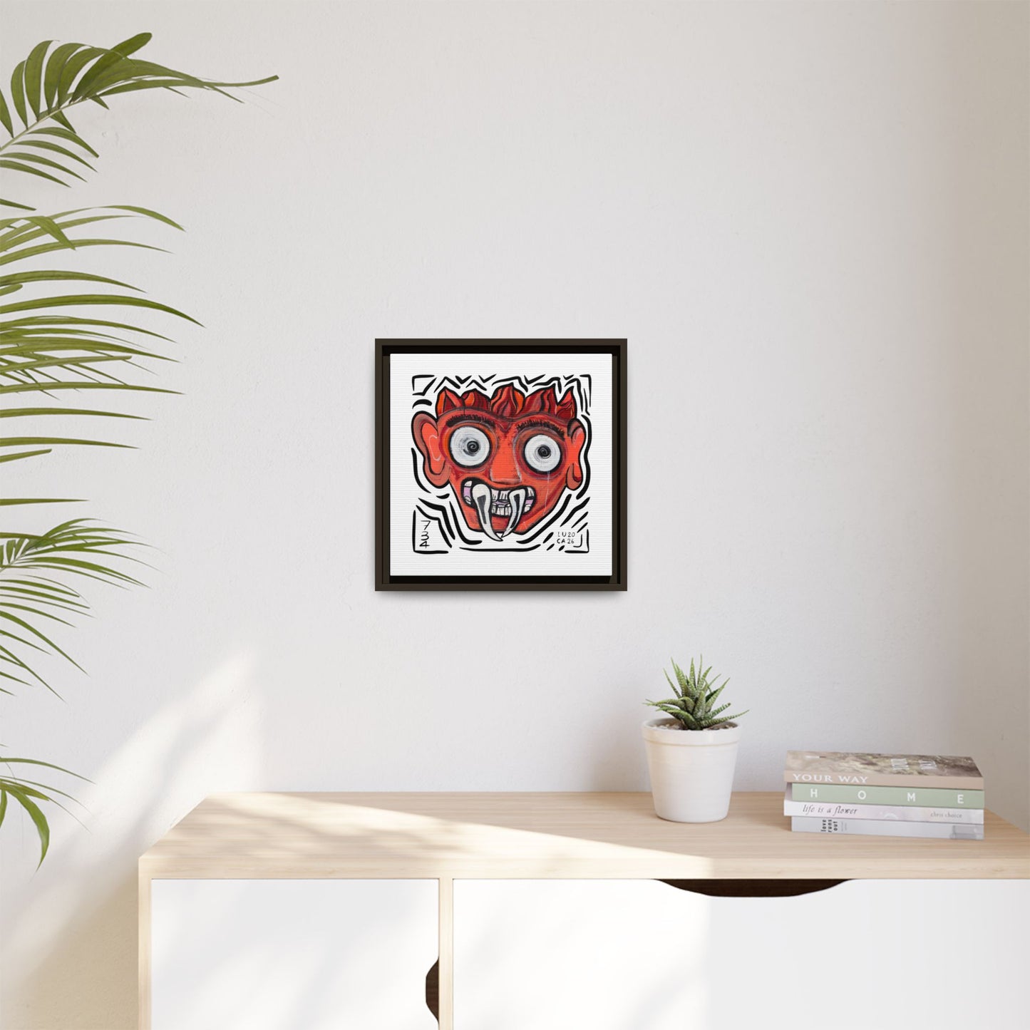 Framed Fire Guardian print