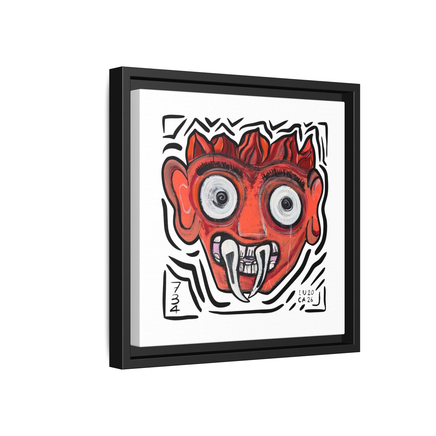 Framed Fire Guardian print