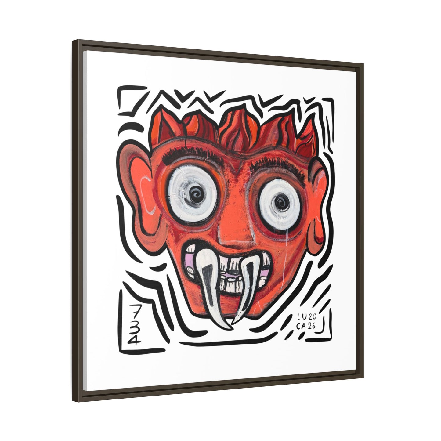 Framed Fire Guardian print