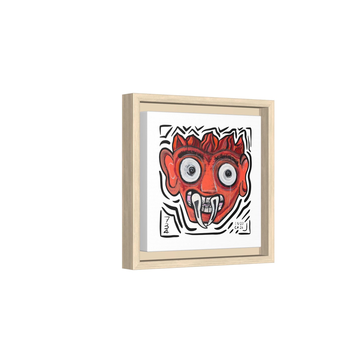 Framed Fire Guardian print