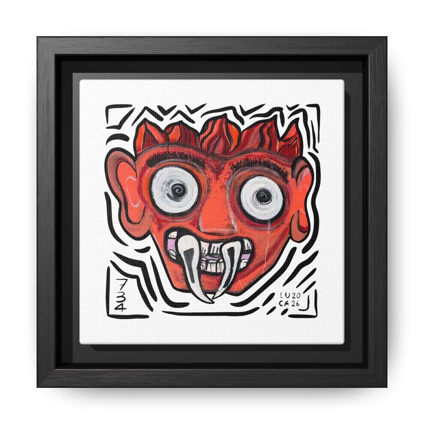 Framed Fire Guardian print