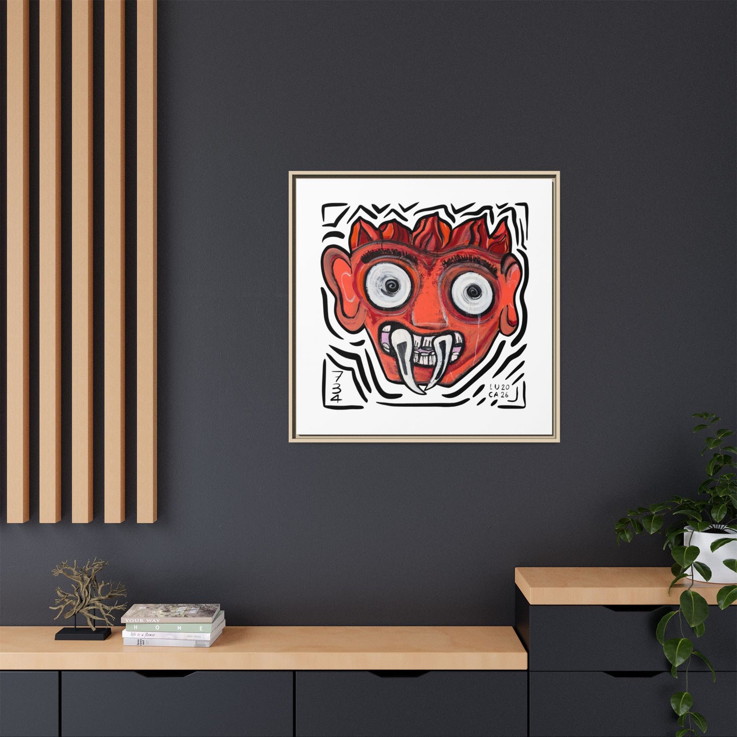 Framed Fire Guardian print