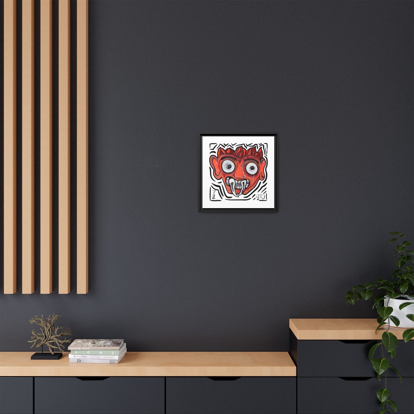 Framed Fire Guardian print