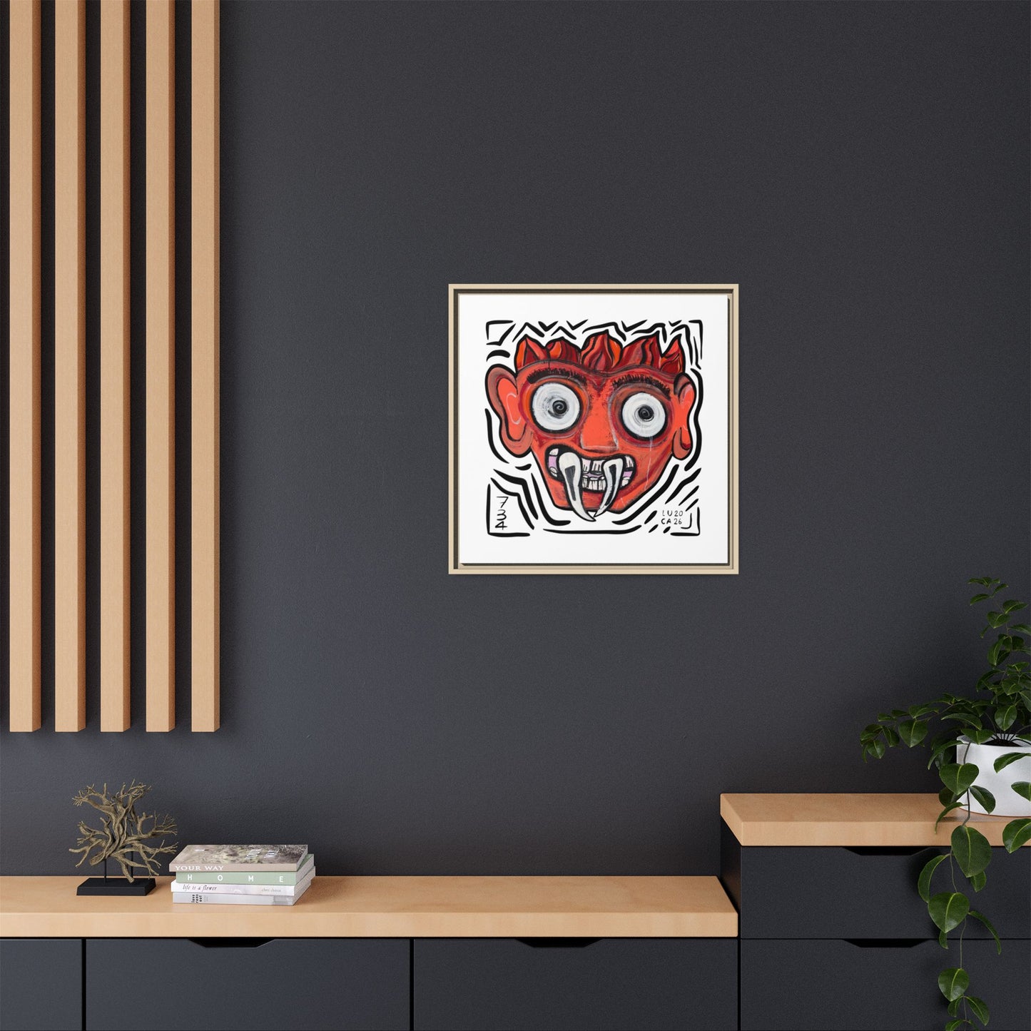 Framed Fire Guardian print