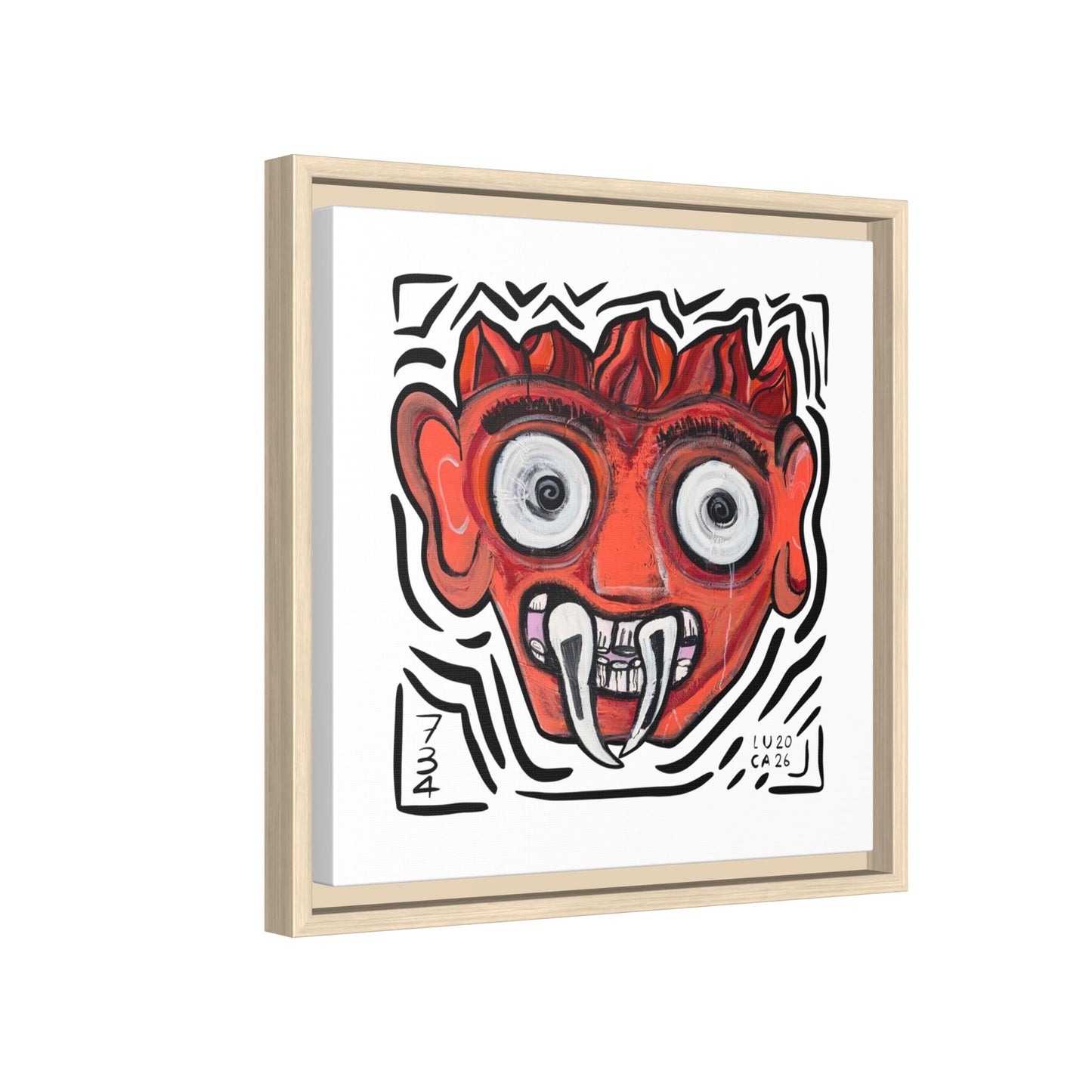Framed Fire Guardian print
