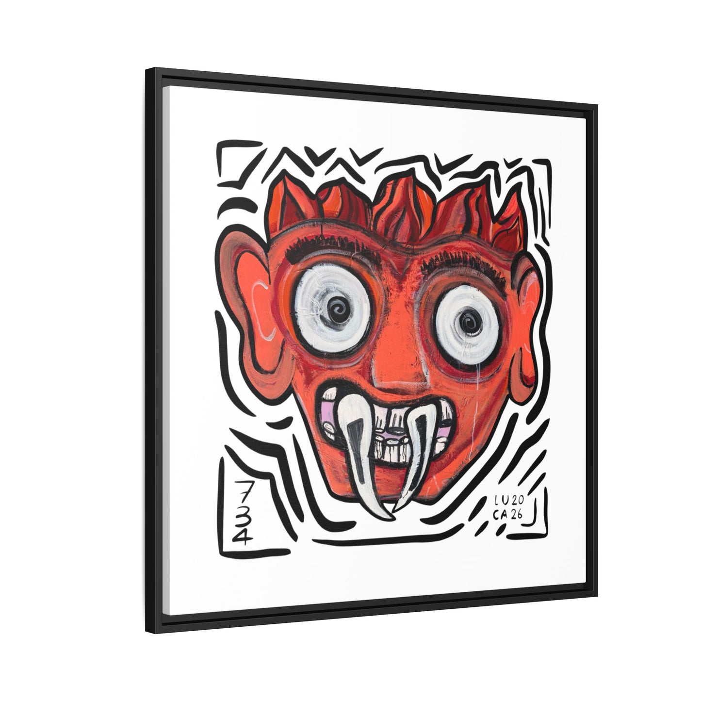 Framed Fire Guardian print