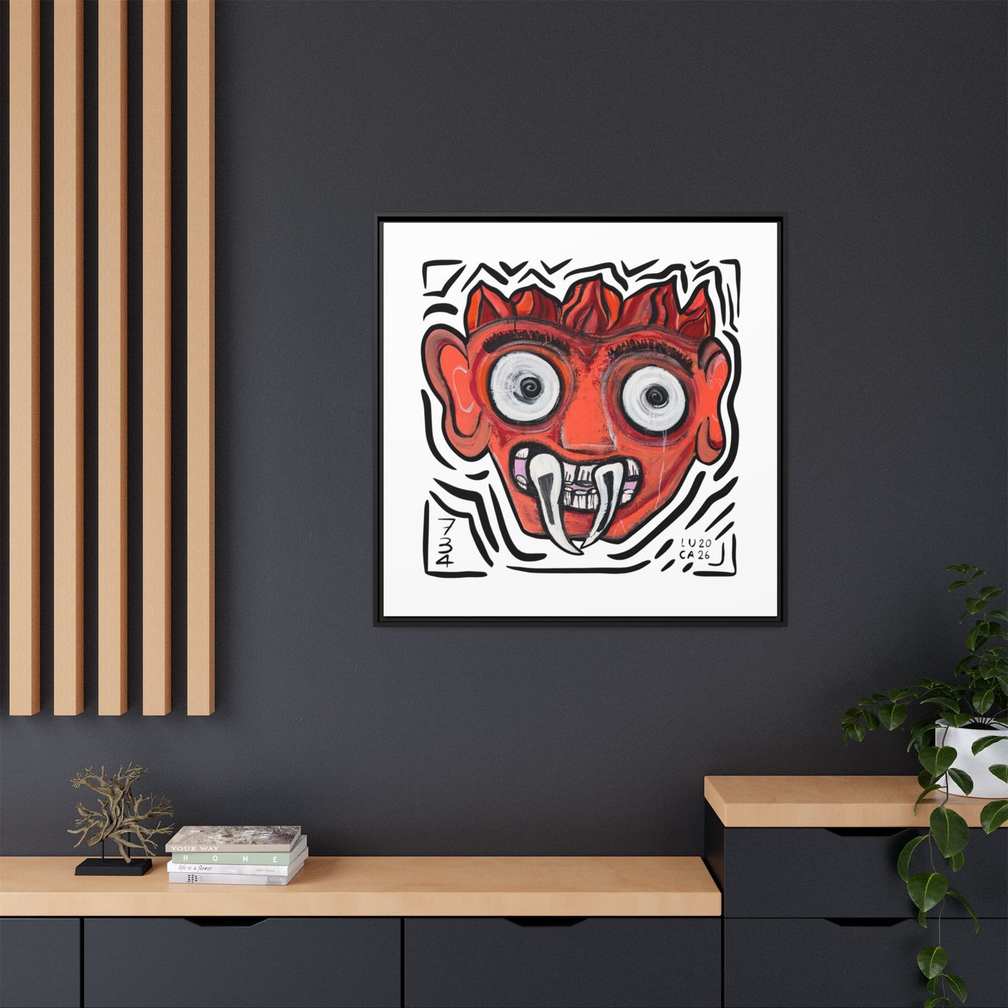 Framed Fire Guardian print