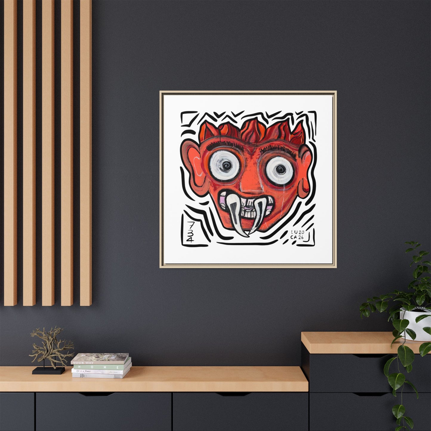 Framed Fire Guardian print