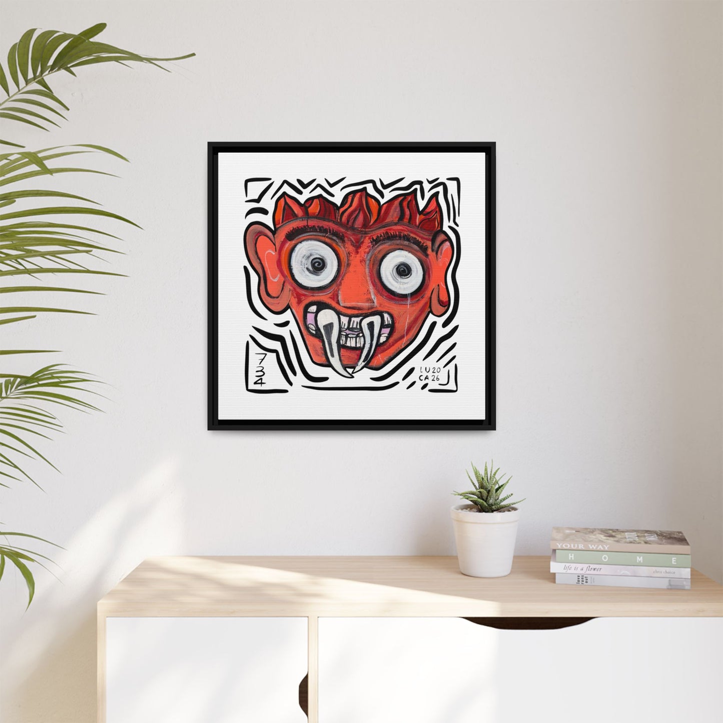Framed Fire Guardian print