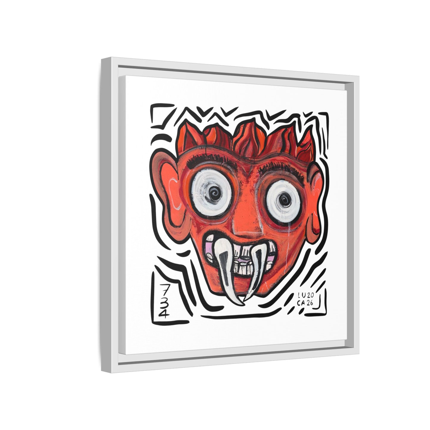 Framed Fire Guardian print