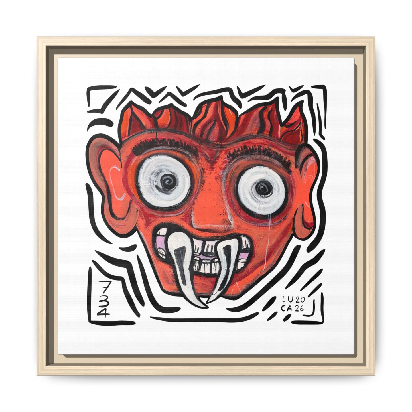 Framed Fire Guardian print