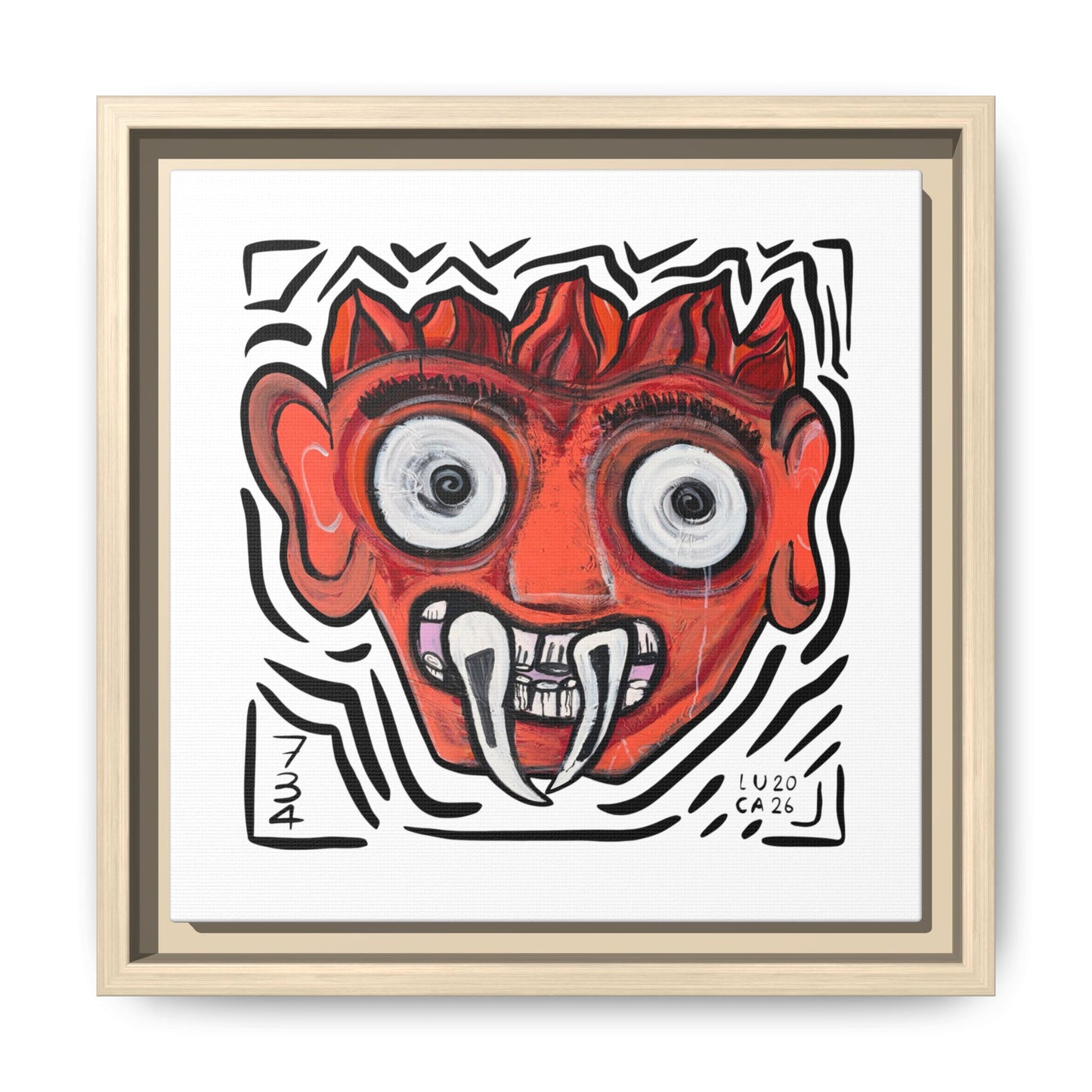Framed Fire Guardian print
