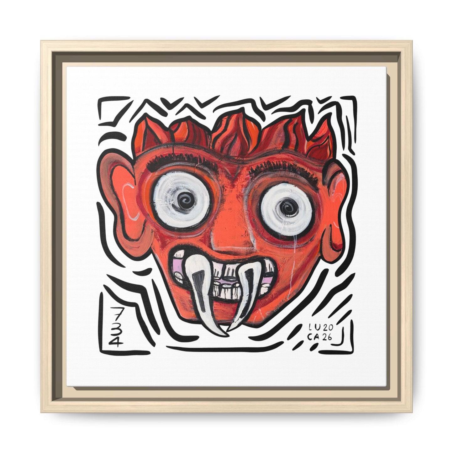 Framed Fire Guardian print