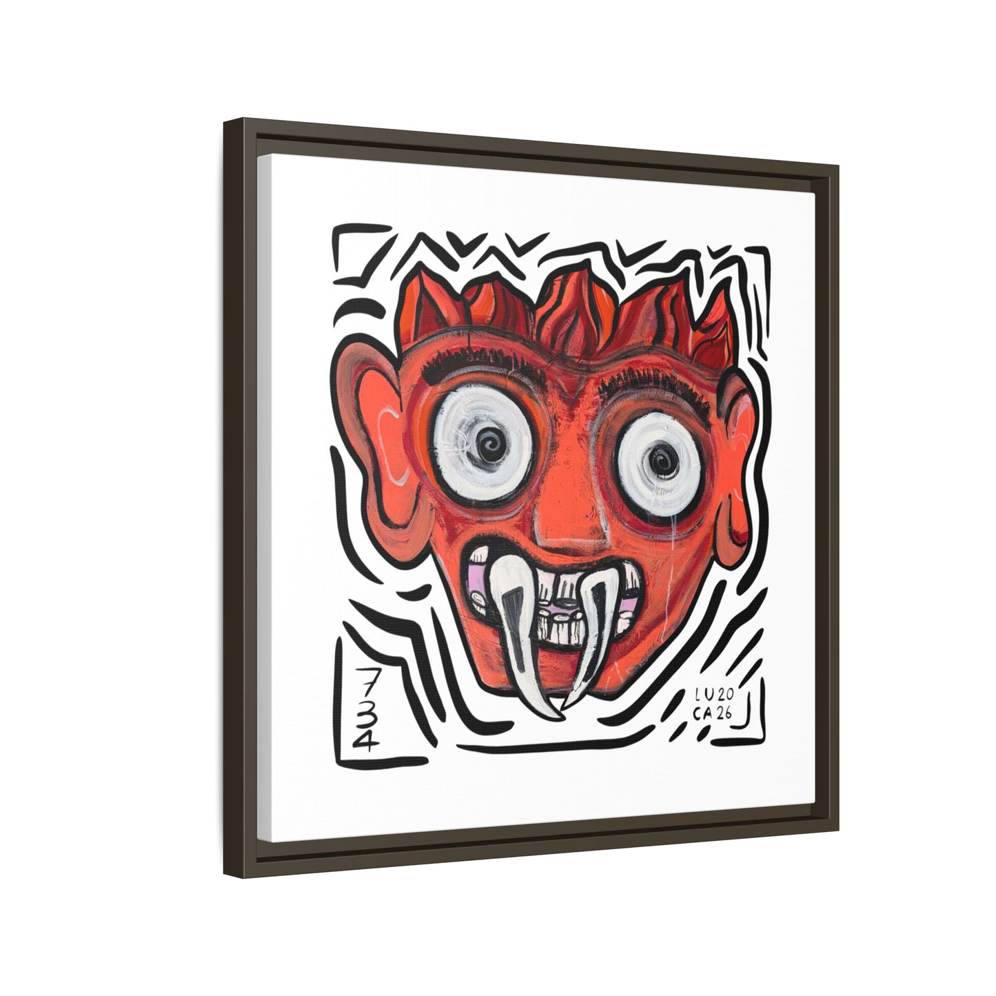 Framed Fire Guardian print