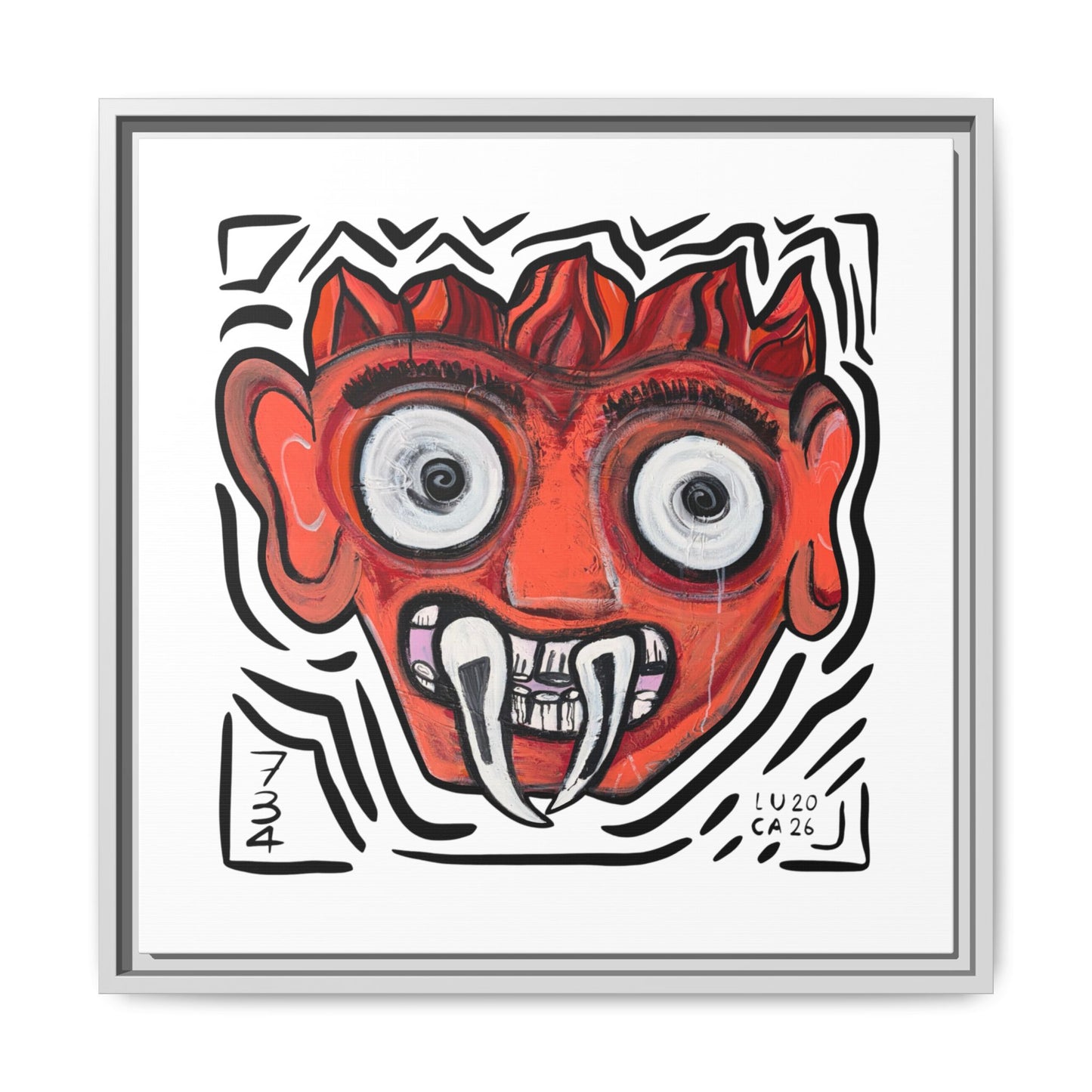 Framed Fire Guardian print
