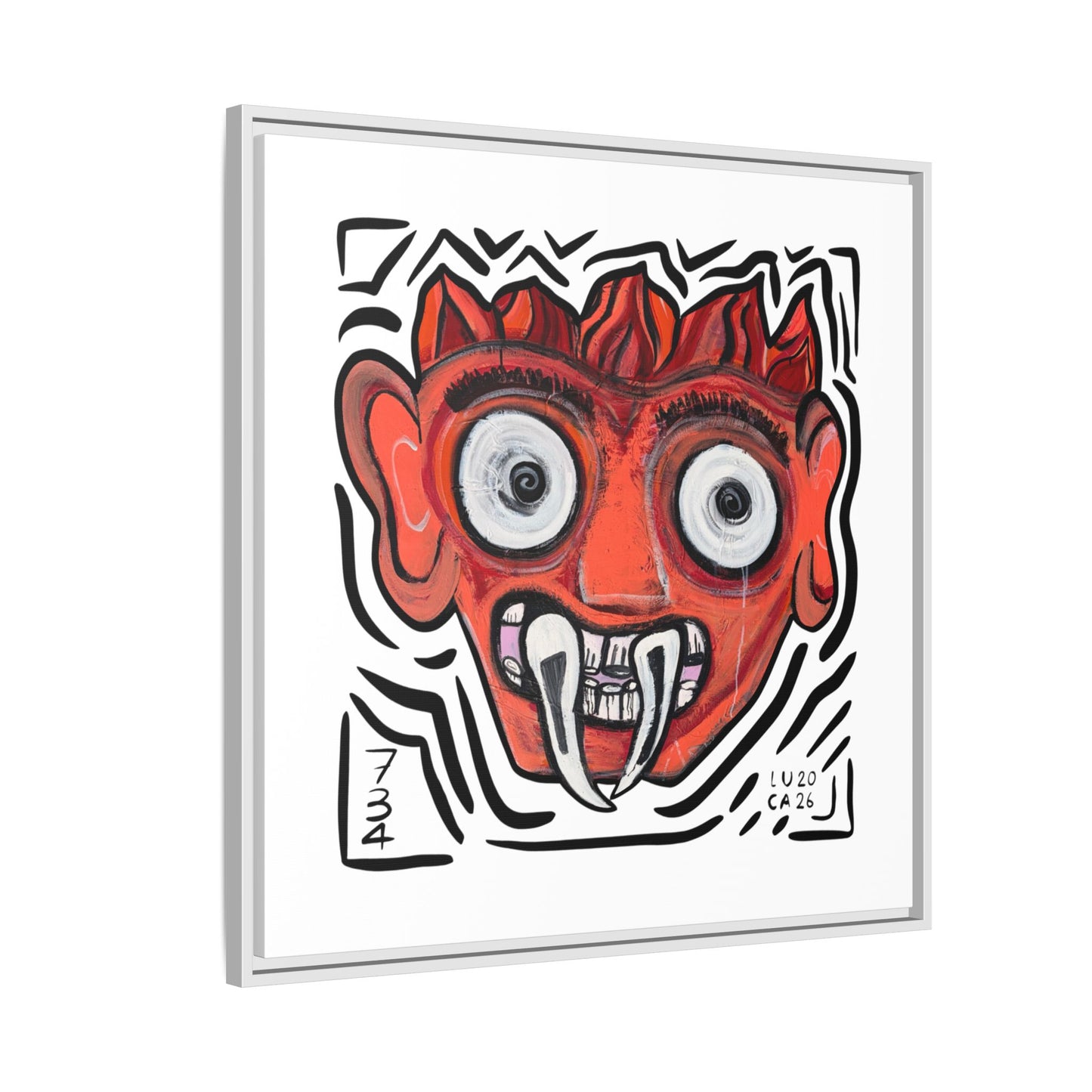 Framed Fire Guardian print