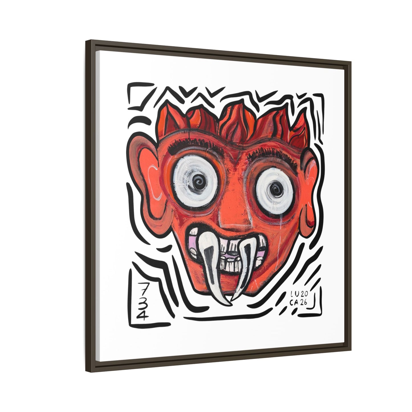Framed Fire Guardian print
