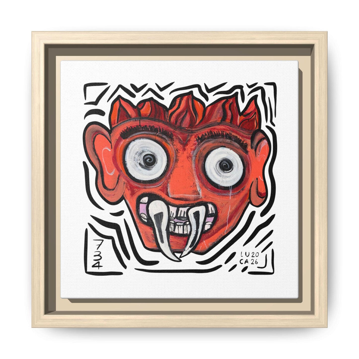 Framed Fire Guardian print