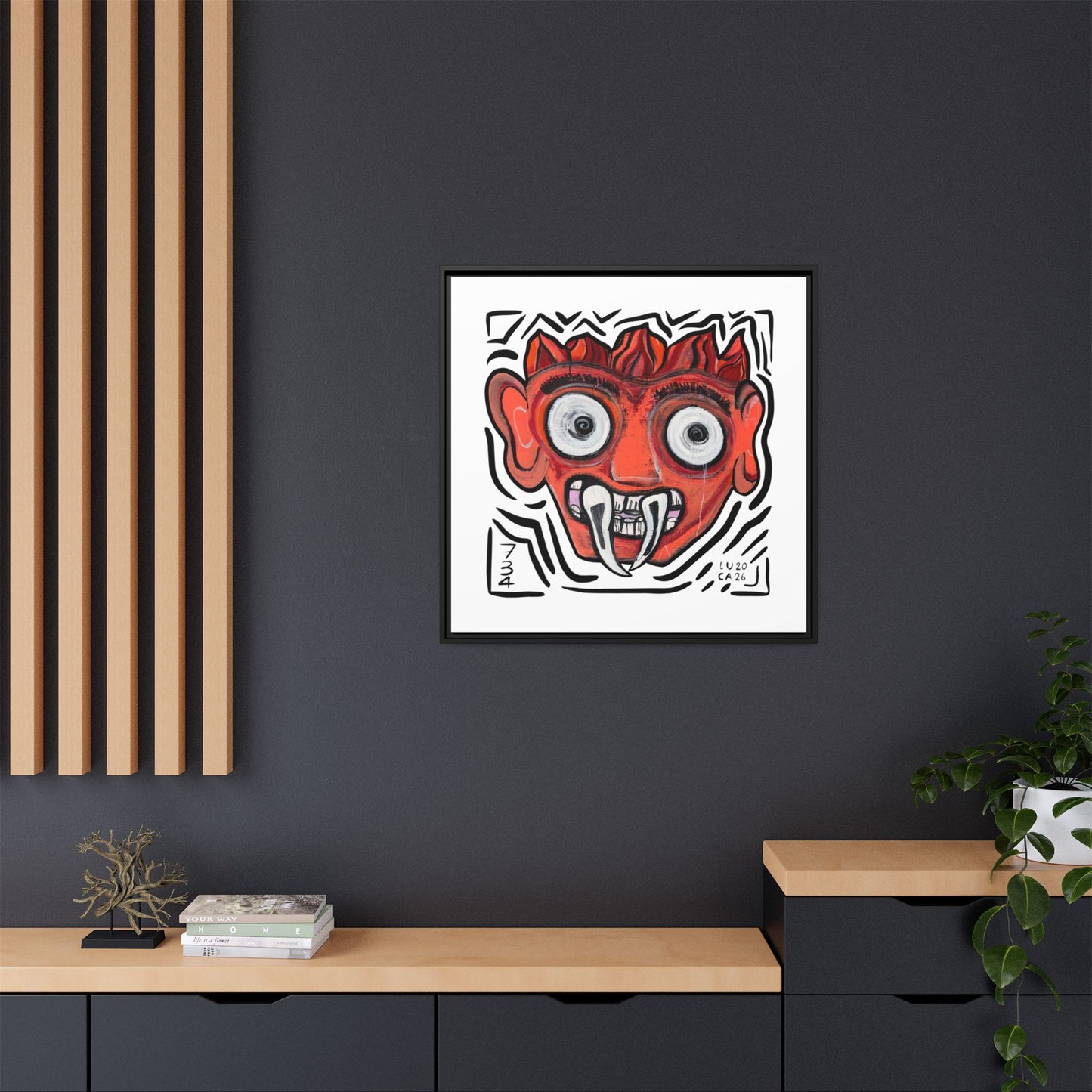 Framed Fire Guardian print