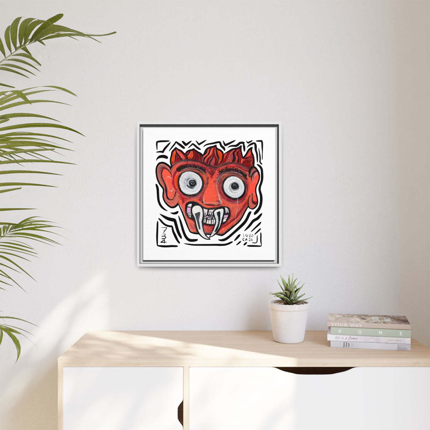 Framed Fire Guardian print