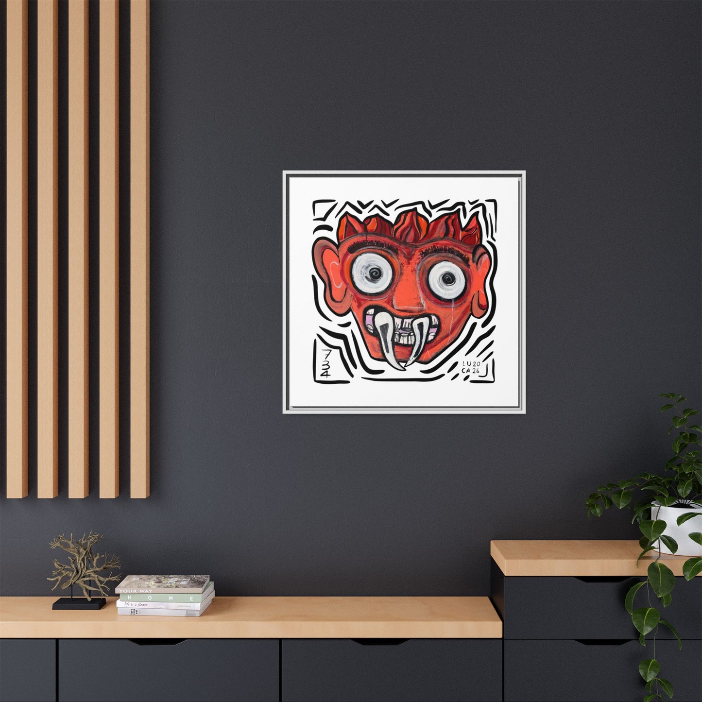 Framed Fire Guardian print