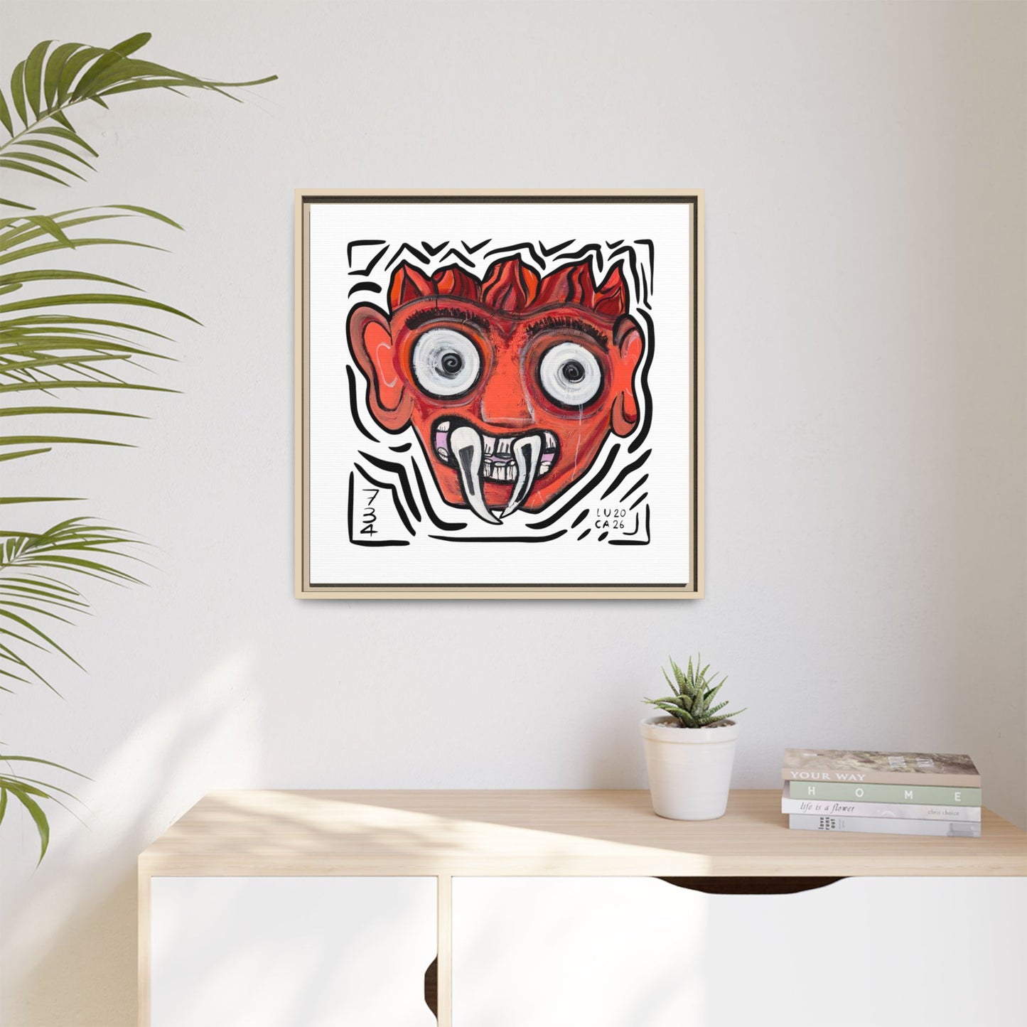 Framed Fire Guardian print