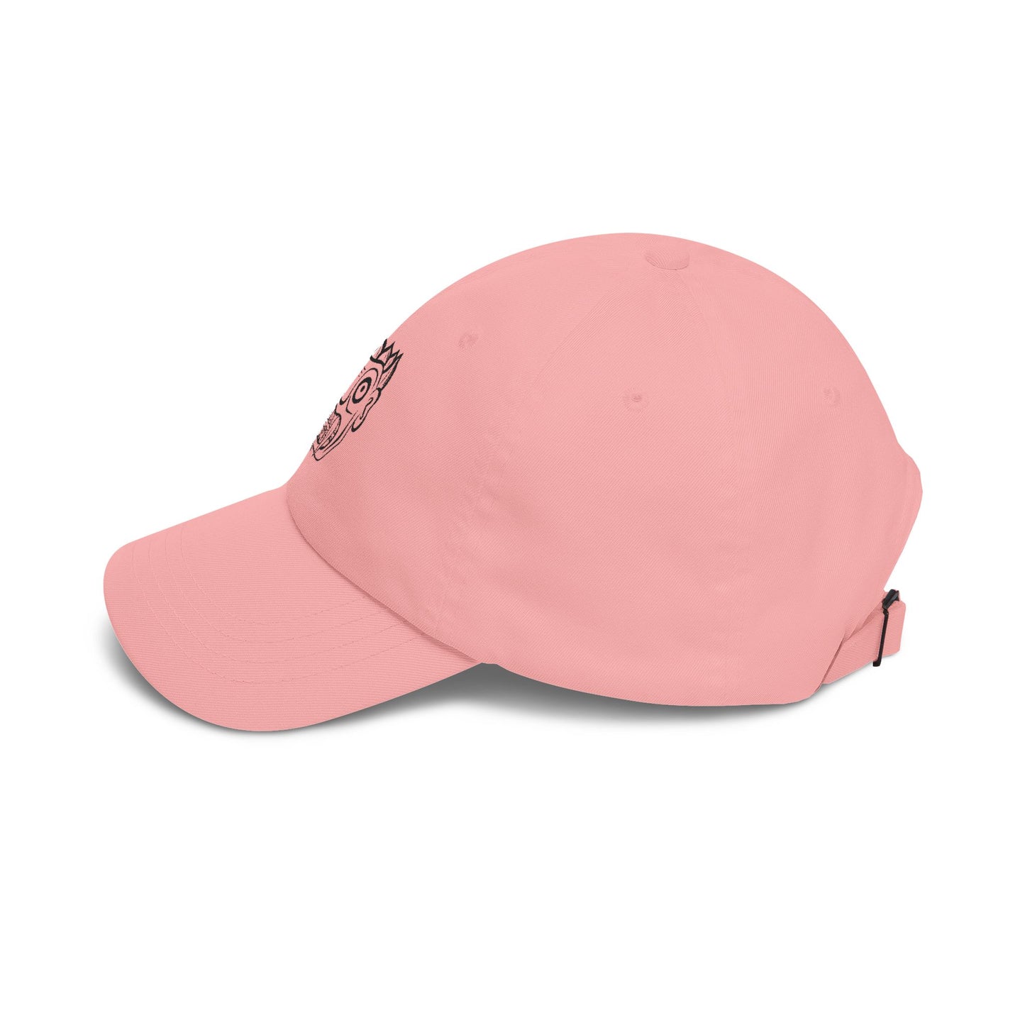 Dad Cap with Hand-Drawn MetalSnake Logo — Minimal Embroidered Baseball Hat