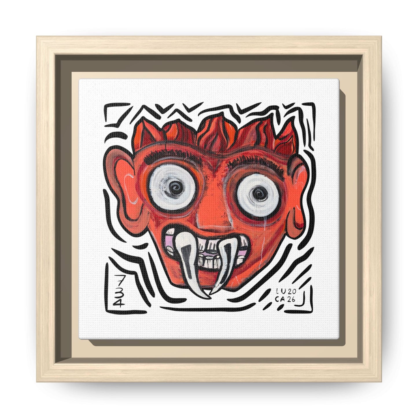 Framed Fire Guardian print
