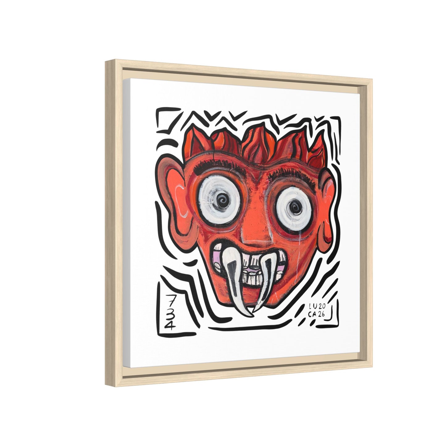 Framed Fire Guardian print