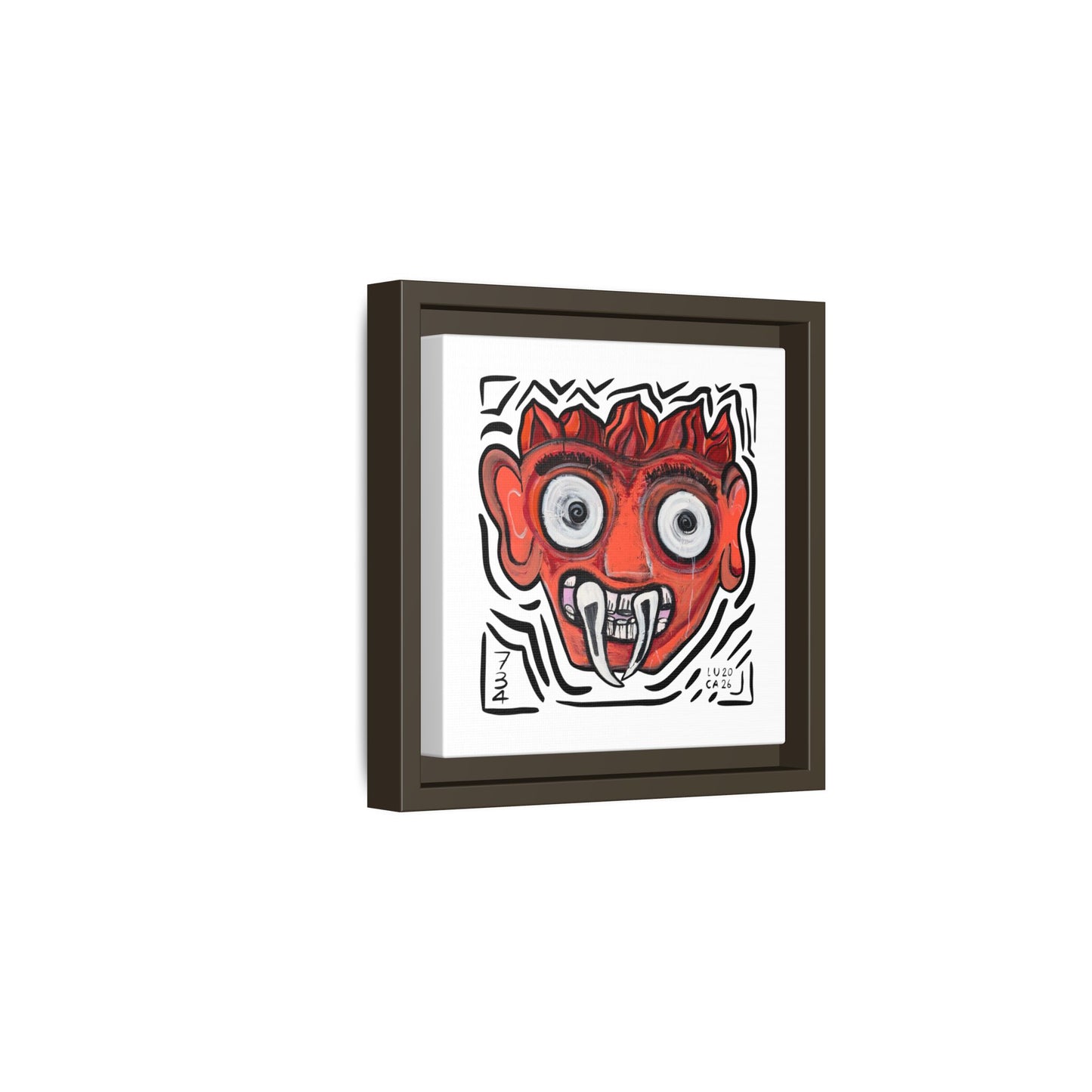 Framed Fire Guardian print