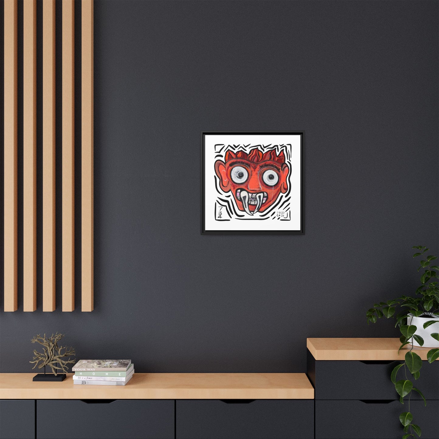 Framed Fire Guardian print