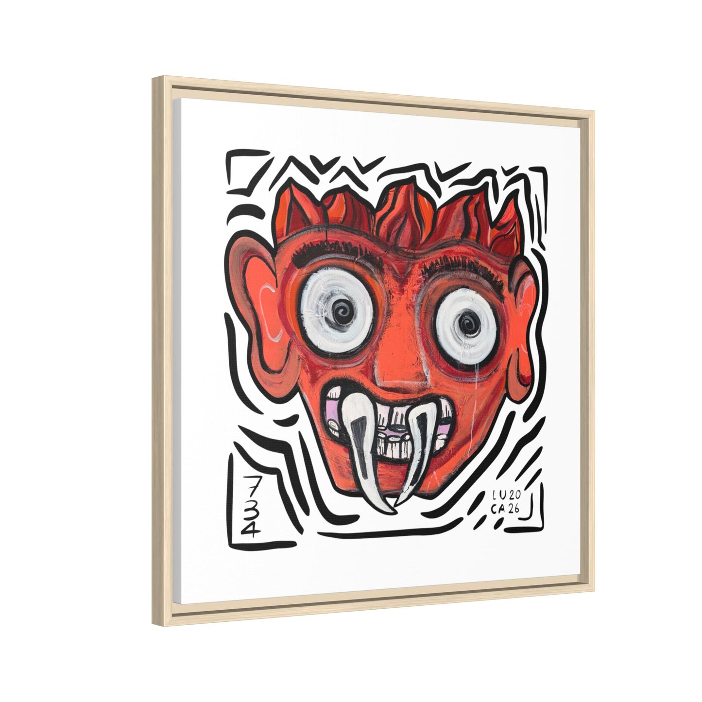 Framed Fire Guardian print