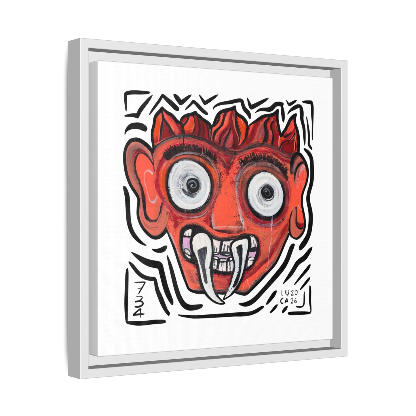 Framed Fire Guardian print