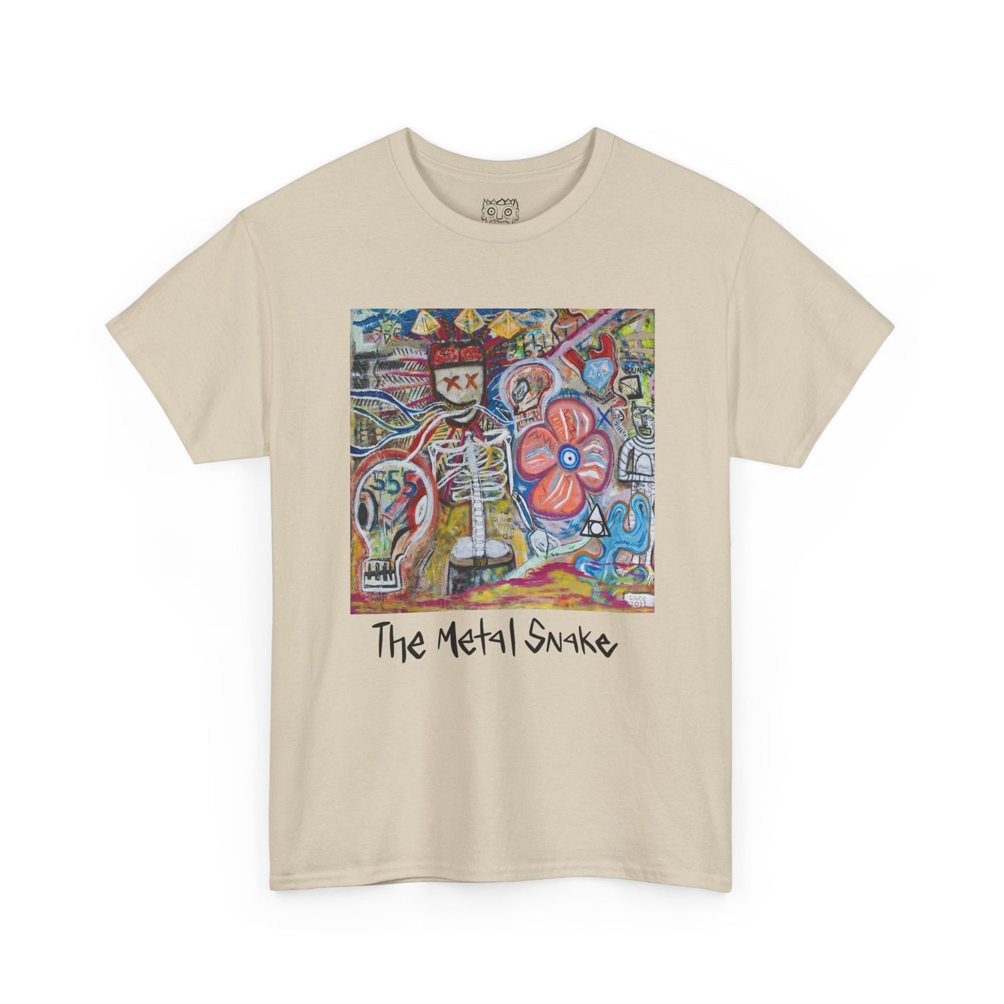 Skull & Pentagram Tee — "The Metal Snake" Graphic T-Shirt