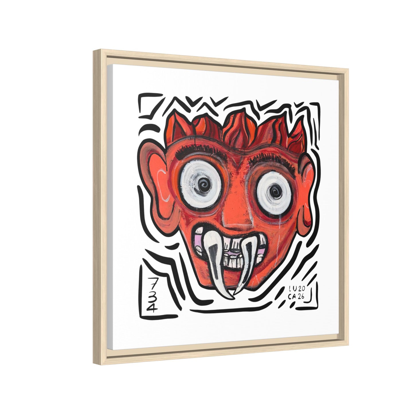 Framed Fire Guardian print