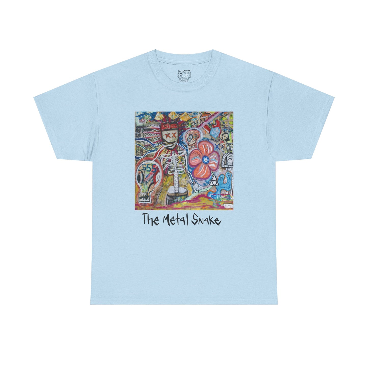 Skull & Pentagram Tee — "The Metal Snake" Graphic T-Shirt