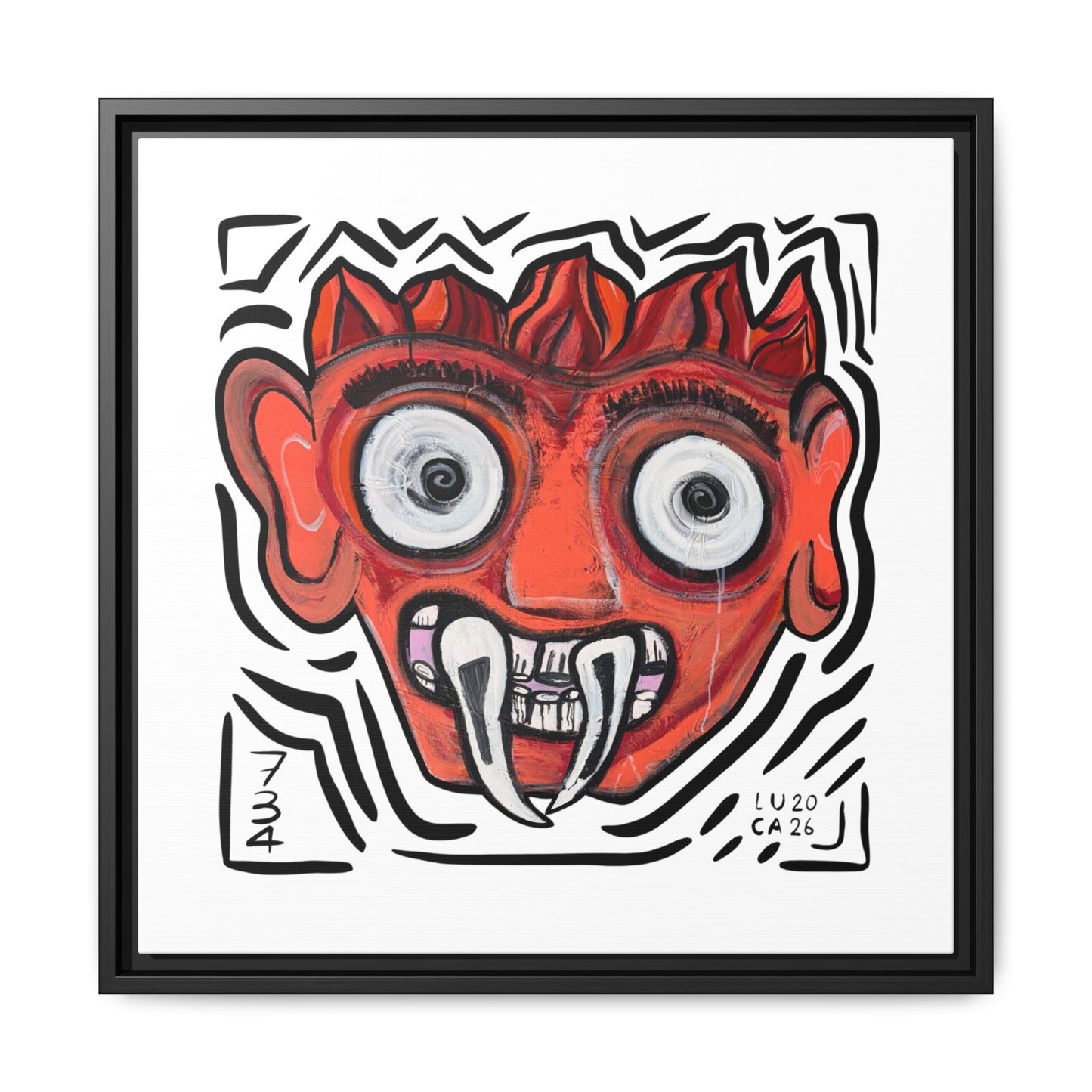Framed Fire Guardian print