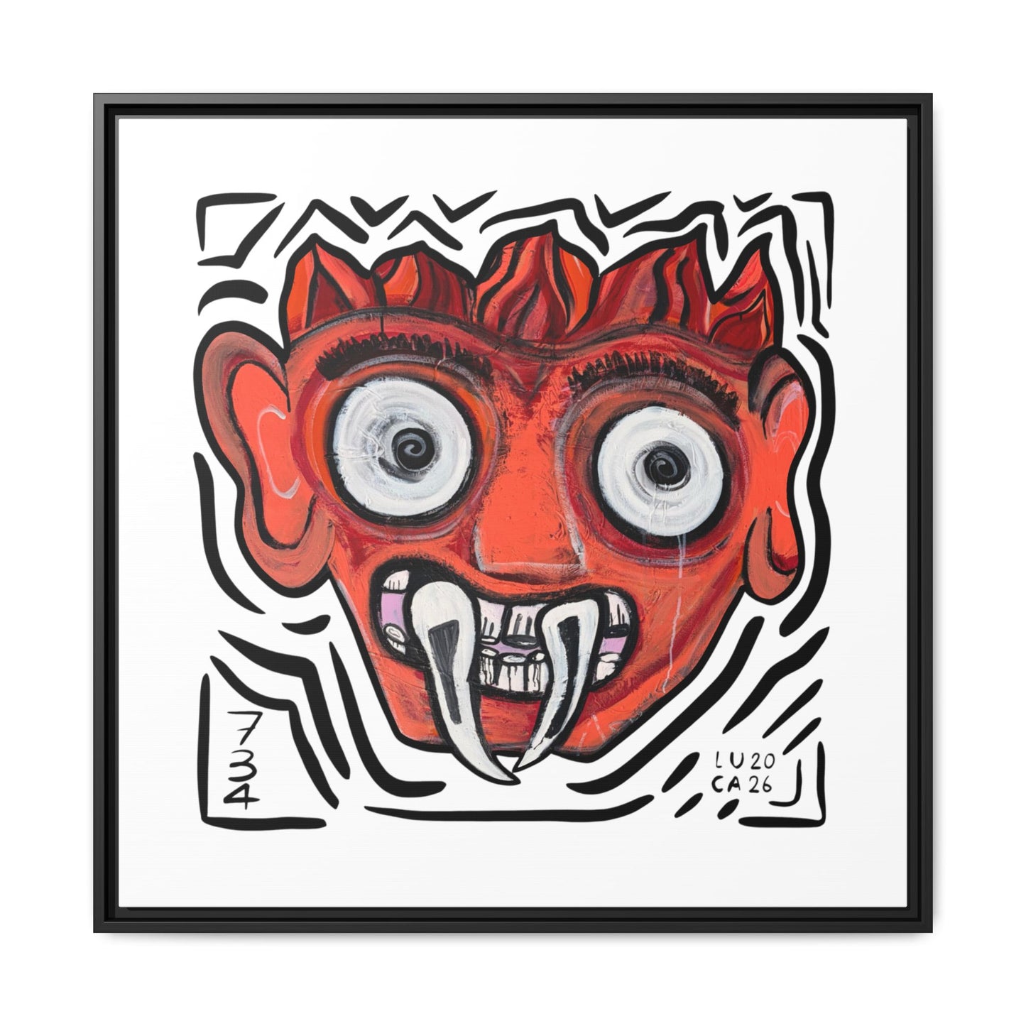Framed Fire Guardian print