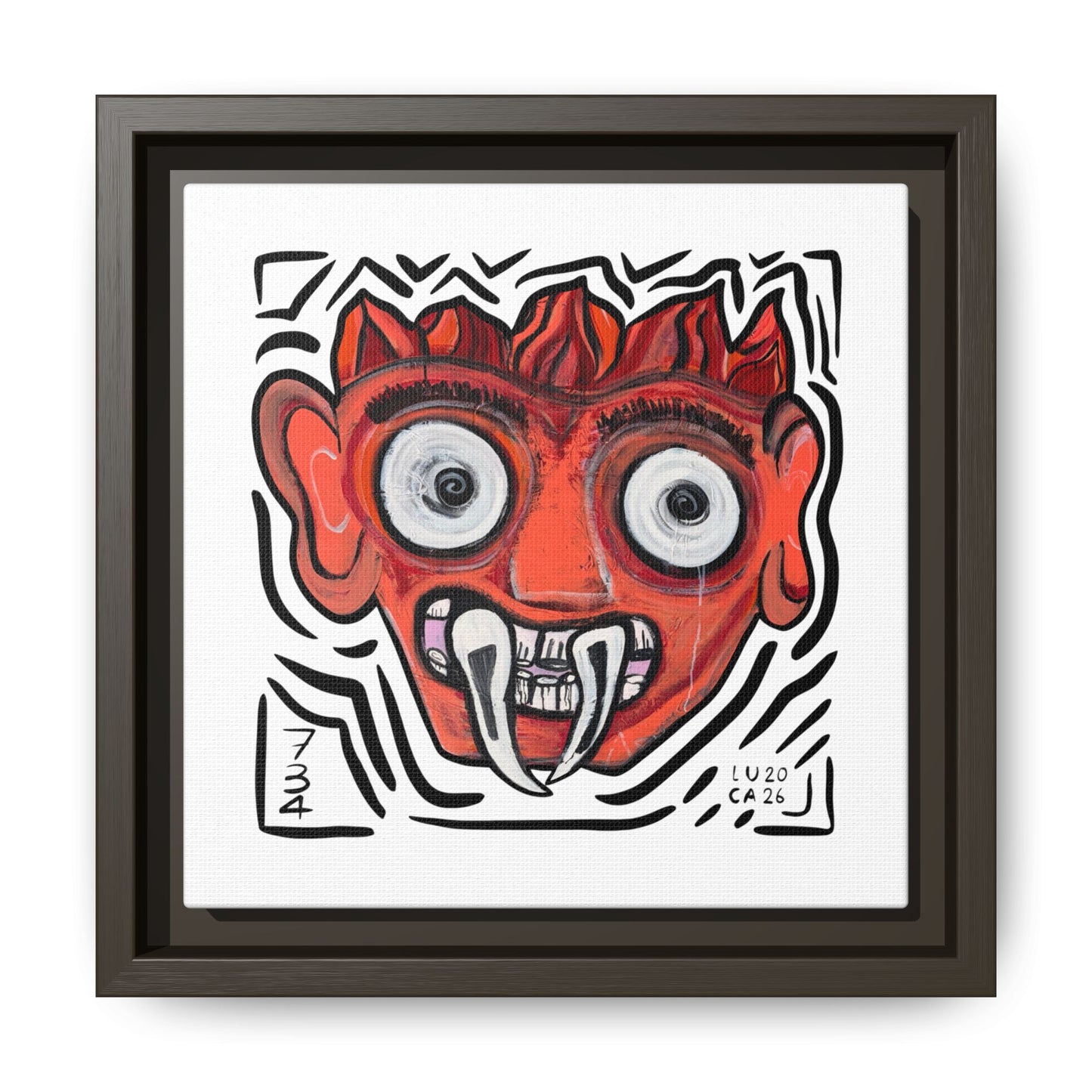Framed Fire Guardian print