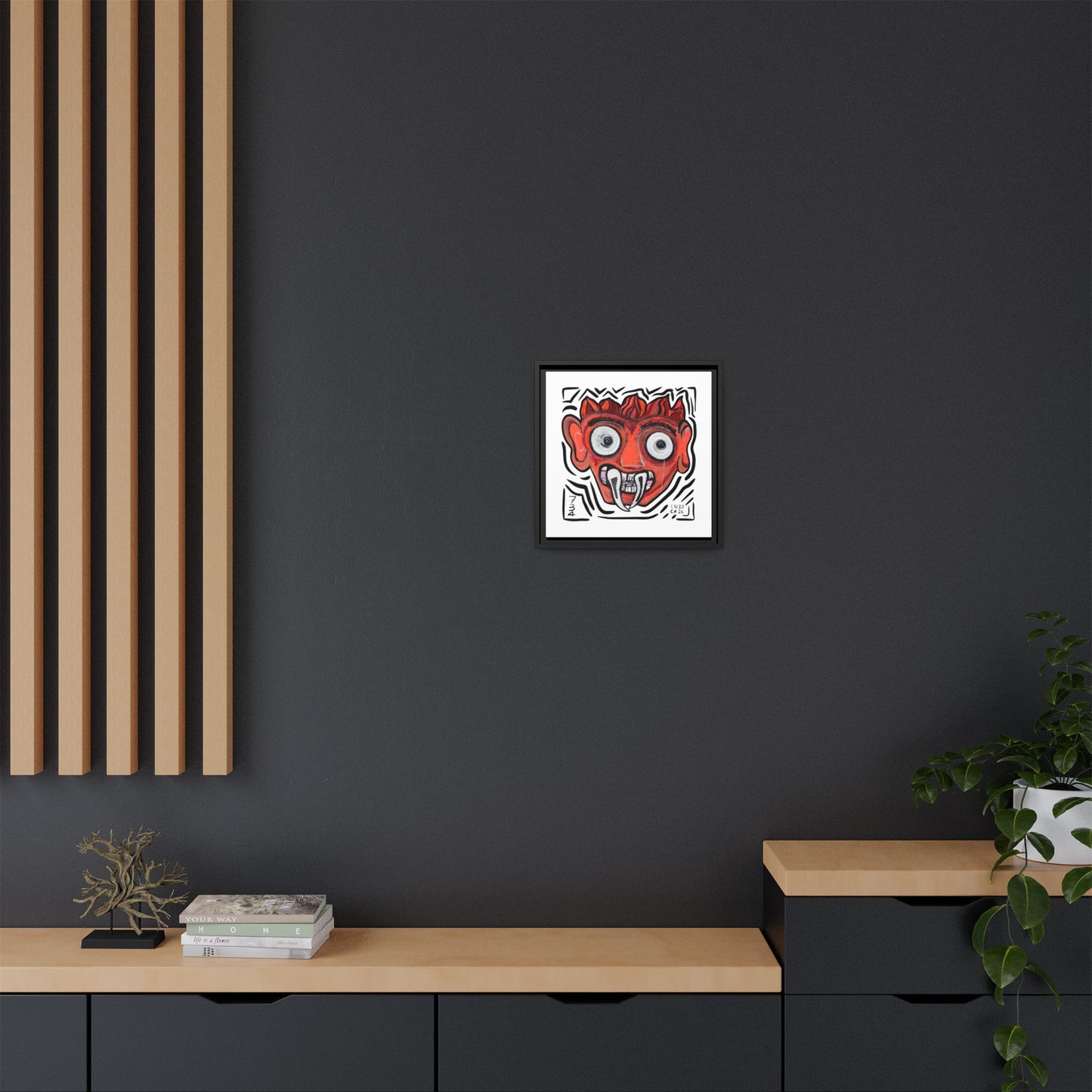 Framed Fire Guardian print