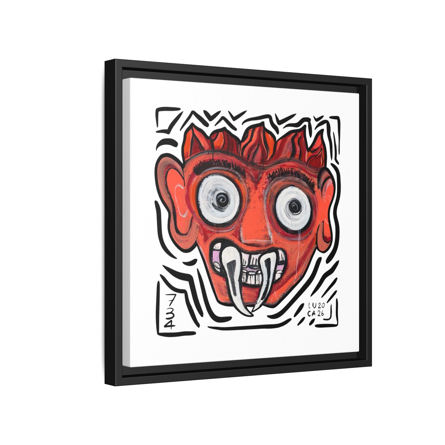 Framed Fire Guardian print
