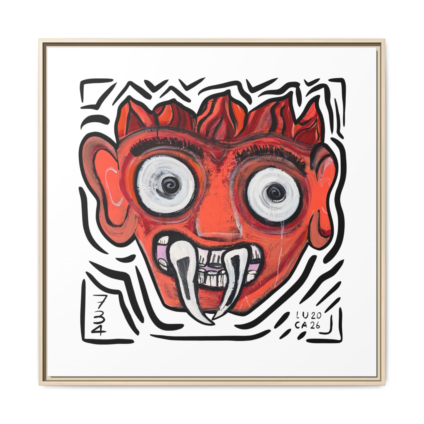Framed Fire Guardian print