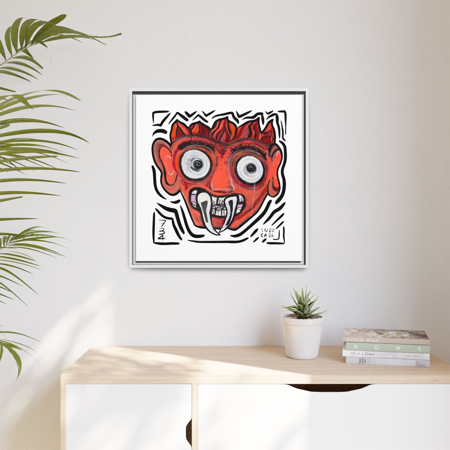 Framed Fire Guardian print