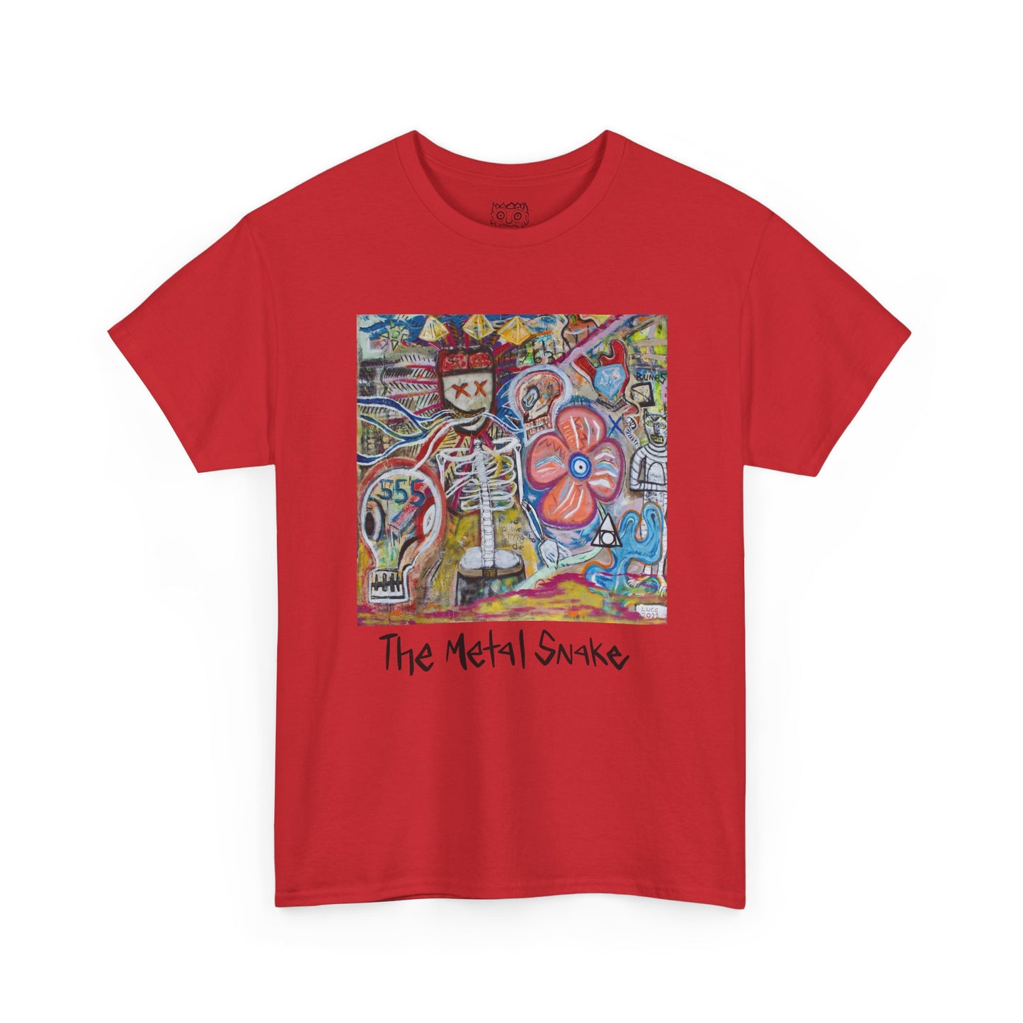 Skull & Pentagram Tee — "The Metal Snake" Graphic T-Shirt