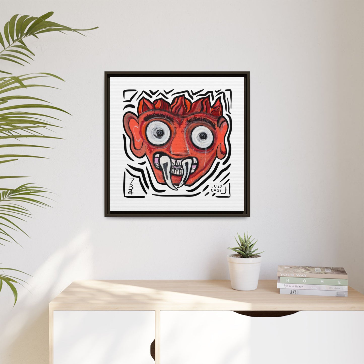 Framed Fire Guardian print