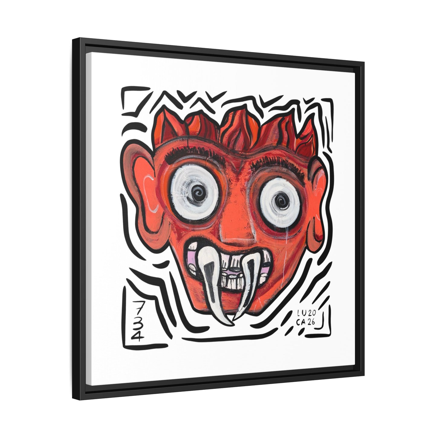 Framed Fire Guardian print
