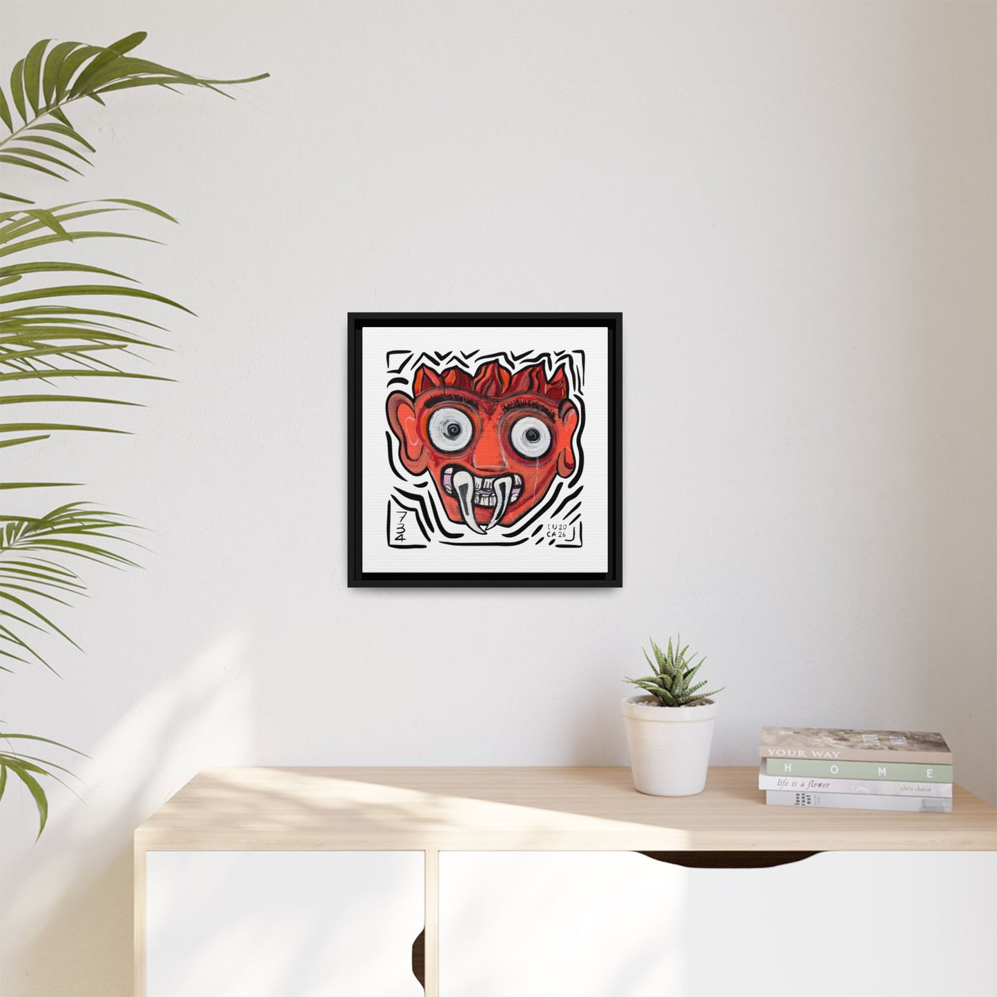 Framed Fire Guardian print
