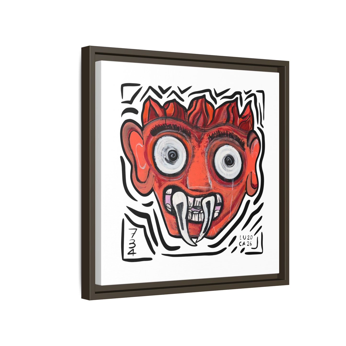 Framed Fire Guardian print