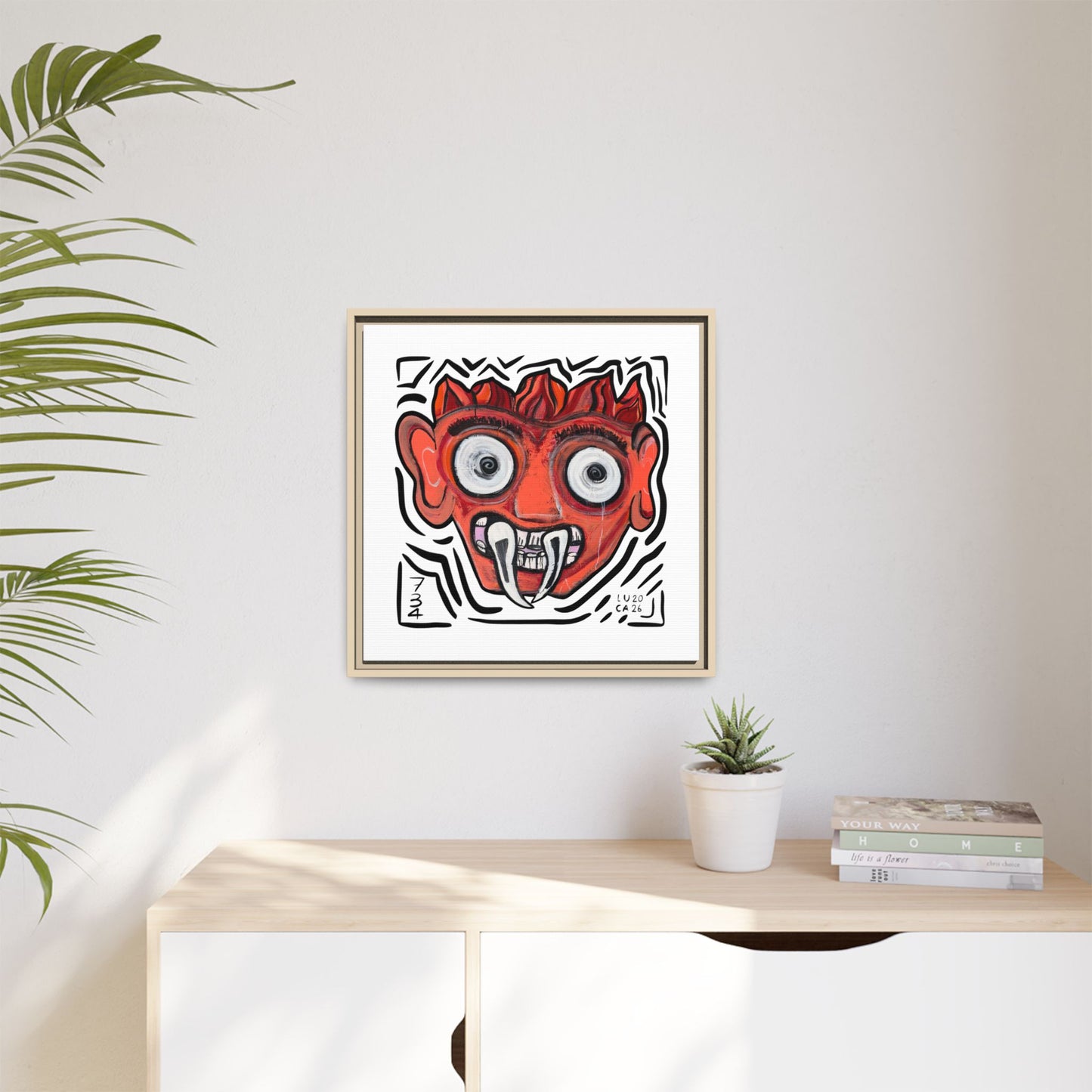 Framed Fire Guardian print